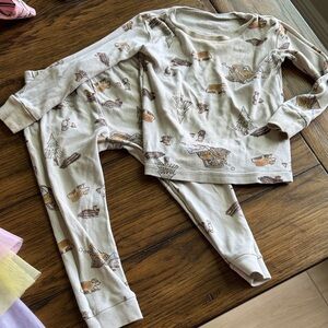 Cozy Carter’s Kids Pajamas with Fun Beaver & Bear Print